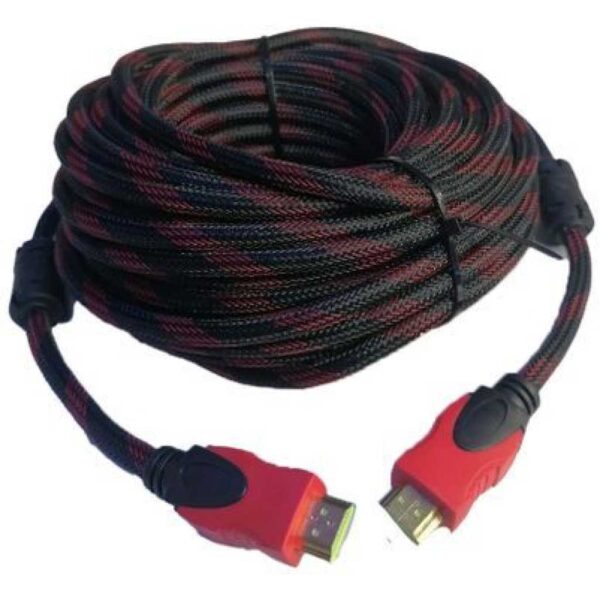 15m High-Speed HDMI to HDMI Cable – Black,Red