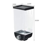 Wall-mounted Cereal Dispenser White And Black - Image 2
