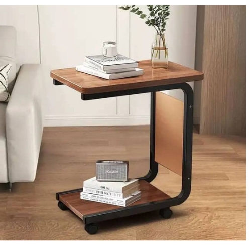 C Shaped Bedside Coffee/ Laptop Table