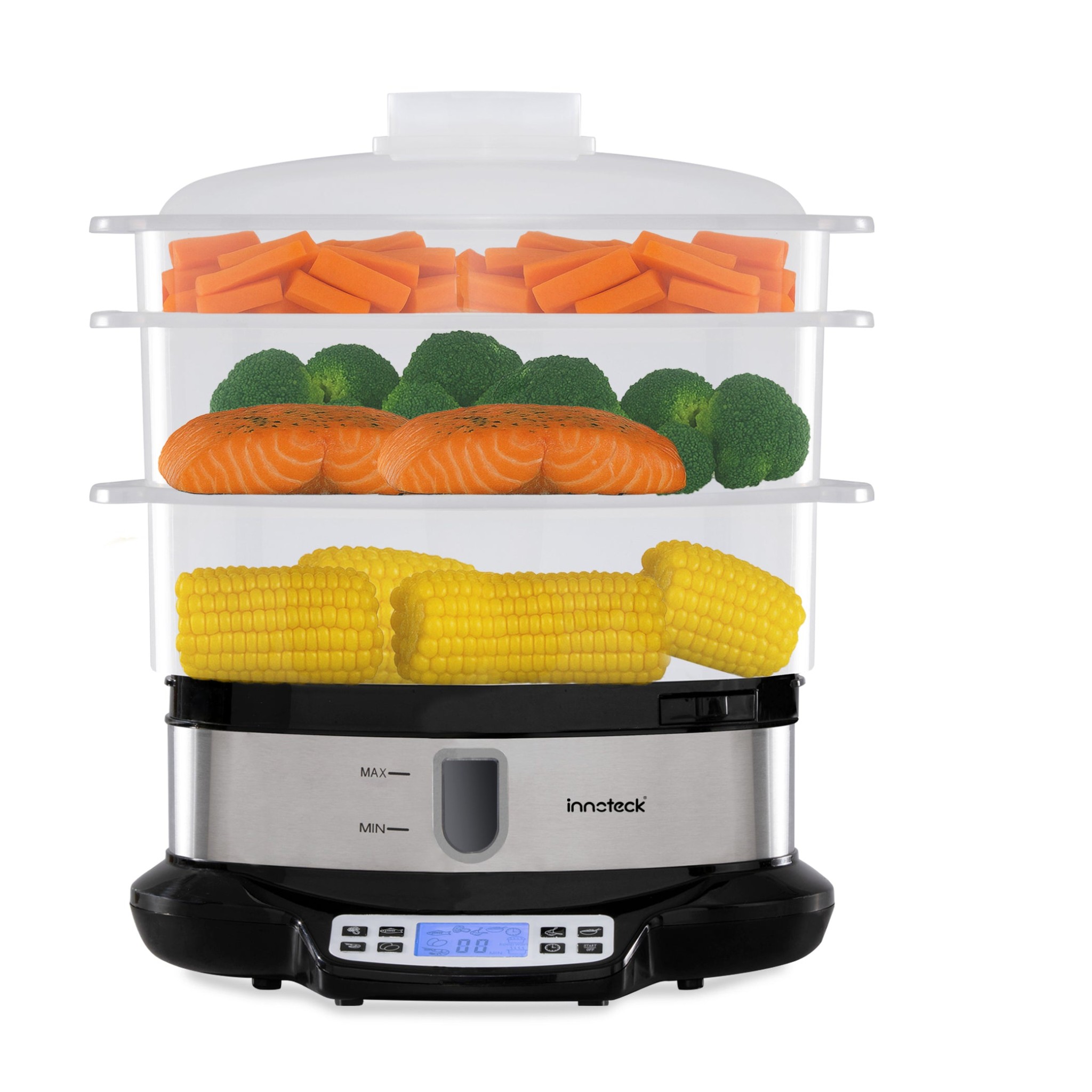 PhotoGrid_Site_1760133662740 Electric Digital Food Steamer - Image 1