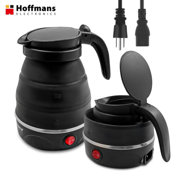 Hoffmans Travel Folding Electric Kettles (Model HM-2546).